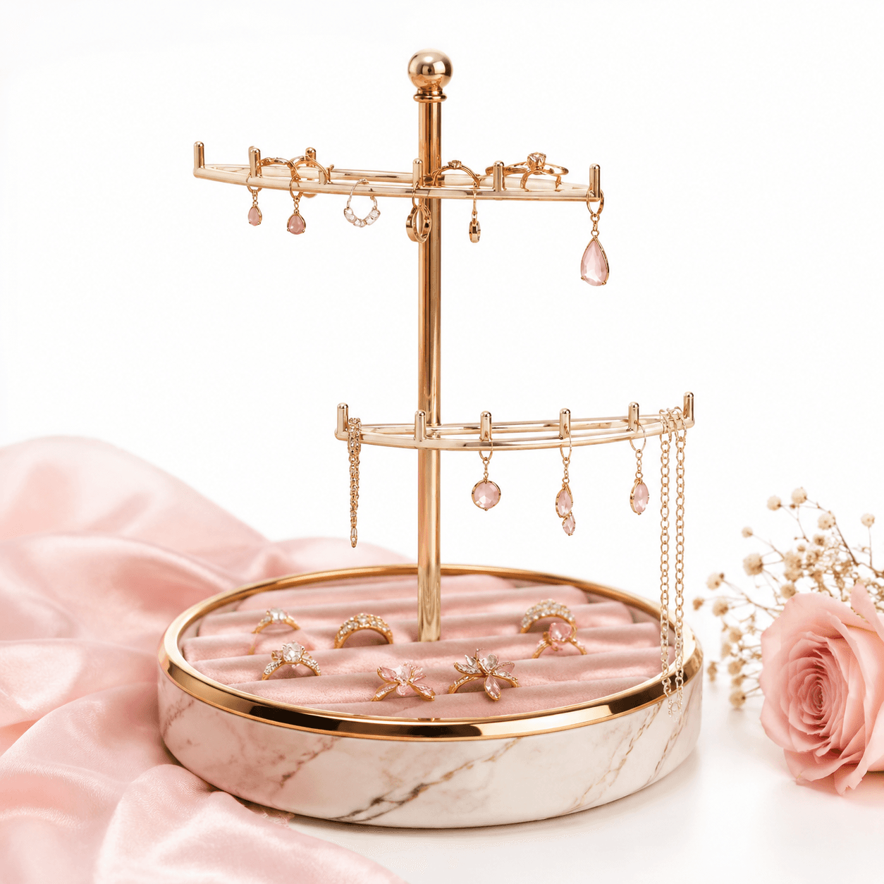 Jewellery Tray & Stand